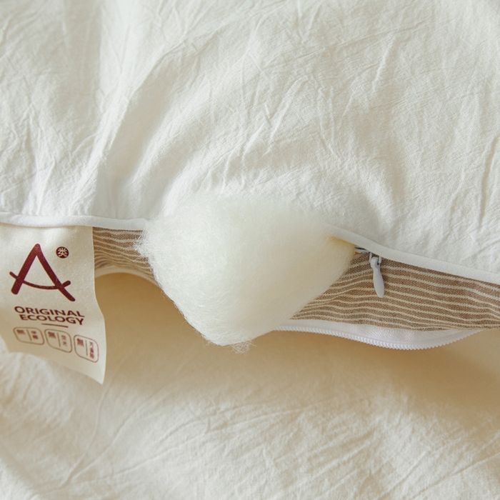 91家纺网 家纺一手货源 找家纺 创优家纺 2025新款良品针织棉子母被春秋被冬被二合一拉链款子母被 立体条纹-米白