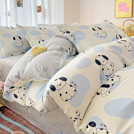 91家纺网 家纺一手货源 找家纺 （总）恩泽家纺 2024新款亲肤柔软全棉印花单品及套件--四件套