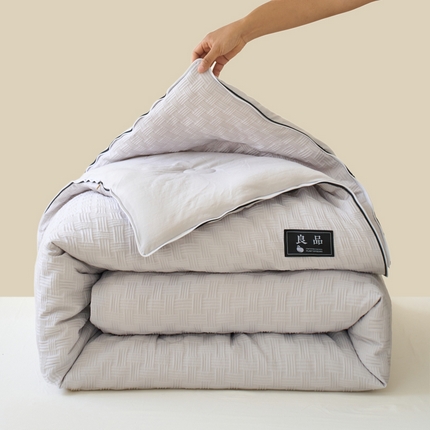 91家纺网 家纺一手货源 找家纺 （总）维洋家纺 2025新款华夫格提花大豆被-子母被