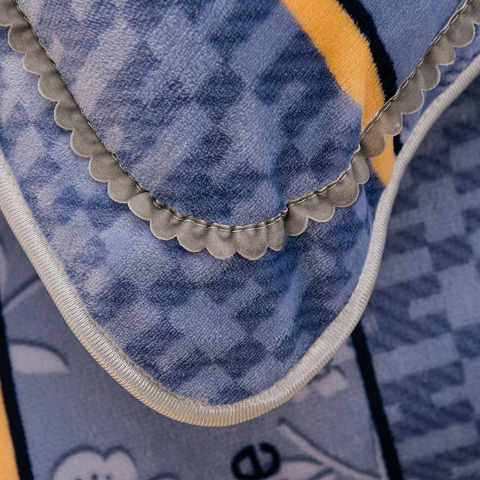 91家纺网 家纺一手货源 找家纺 赫本家纺  2025新品8-9斤爆品牛奶绒四件套床裙款金雕绒法莱绒四套件 清风竹影