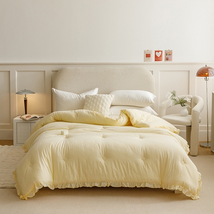 91家纺网 家纺一手货源 找家纺 （总）有货 2024新款棉花糖全棉水洗被冬被春秋被被子被芯