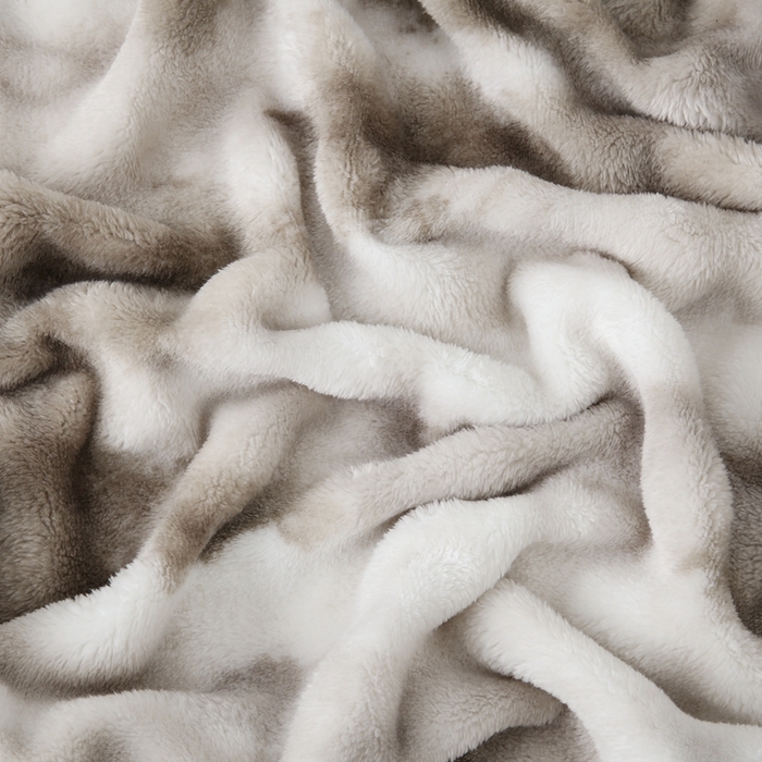 91家纺网 家纺一手货源 找家纺 巴木赫 2024新款300克印花泡泡毛毯毯子 大理石纹