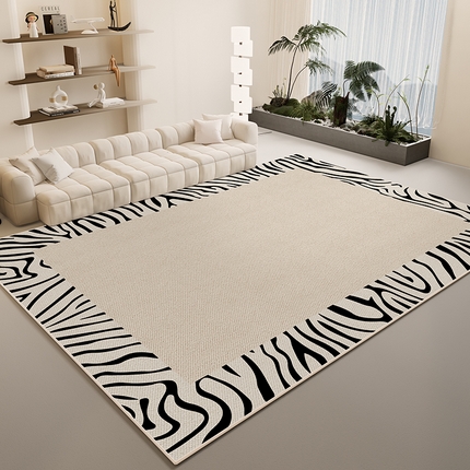 91家纺网 家纺一手货源 找家纺 （总）卡初家居（原微来） 2025秋冬新款希伯尼系列荷兰绒地毯系列