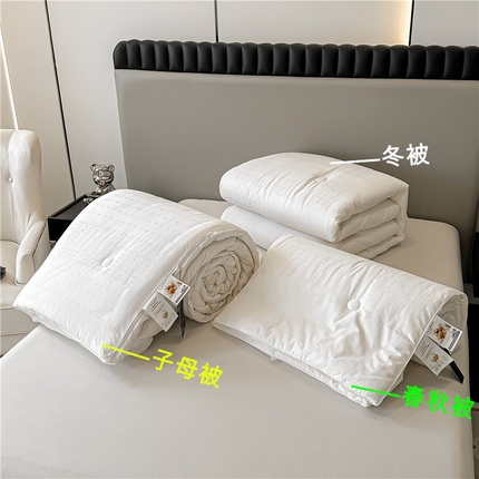 91家纺网 家纺一手货源 找家纺 [91家纺网精选] 60s贡缎提花大豆被大豆纤维被