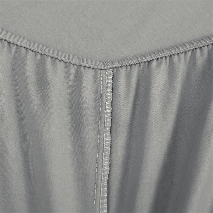 91家纺网 家纺一手货源 找家纺 优尚家纺 2025新款全棉纯棉磨毛床笠系列 绅士灰