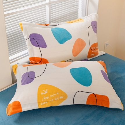 91家纺网 家纺一手货源 找家纺 （总）富馨莱 2024新款牛奶绒全消光枕套