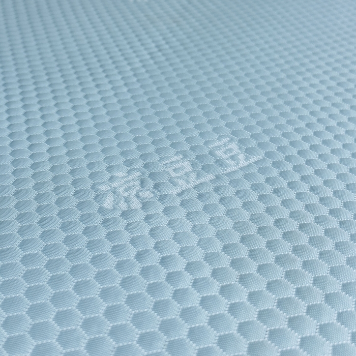 91家纺网 家纺一手货源 找家纺 81号家纺 2024新款冰感豆豆床裙款凉席 天空蓝