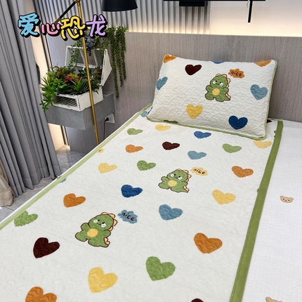 91家纺网 家纺一手货源 找家纺 （总）赫梵茜 2024新款90✖200学生牛奶绒床盖