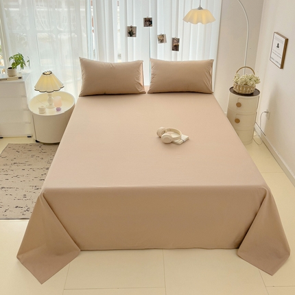 卡普二店 2024新款A类纯棉水洗棉单床单简驼