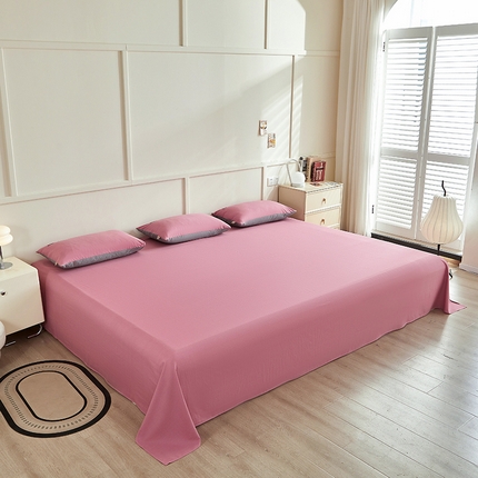 91家纺网 家纺一手货源 找家纺 七仙女家纺 2025新款全棉生态磨毛-前程似锦系列-大炕单 西梅红