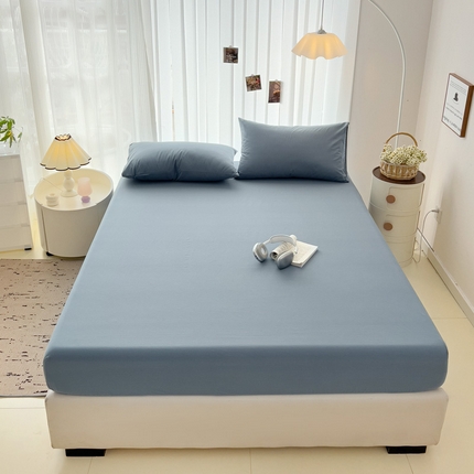 卡普二店 2024新款A类纯棉水洗棉单床笠雾兰