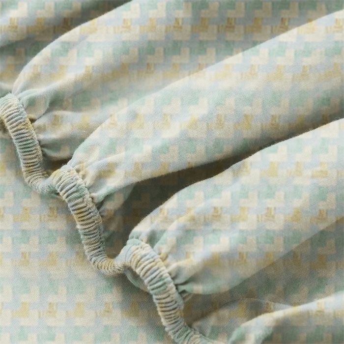 91家纺网 家纺一手货源 找家纺 优尚家纺 2025新款全棉纯棉磨毛床笠系列 欢乐格