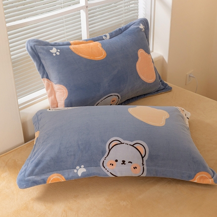 91家纺网 家纺一手货源 找家纺 （总）富馨莱 2024新款牛奶绒全消光枕套