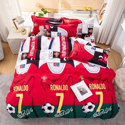 乐居坊 2024新款亲肤棉美棉芦荟棉四件套新花型（8月）  追风少年