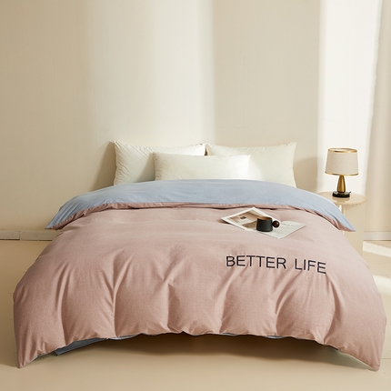 91家纺网 家纺一手货源 找家纺 （总）七仙女家纺 2025新款全棉生态磨毛-前程似锦系列-单被套