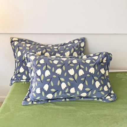 91家纺网 家纺一手货源 找家纺 （总）富馨莱 2024新款牛奶绒全消光枕套