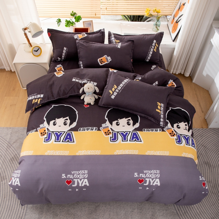 91家纺网 家纺一手货源 找家纺 乐居坊 2024新款亲肤棉美棉芦荟棉四件套新花型（8月）  奶茶天王