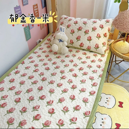 91家纺网 家纺一手货源 找家纺 （总）赫梵茜 2024新款90✖200学生牛奶绒床盖