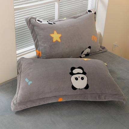 91家纺网 家纺一手货源 找家纺 （总）富馨莱 2024新款牛奶绒全消光枕套