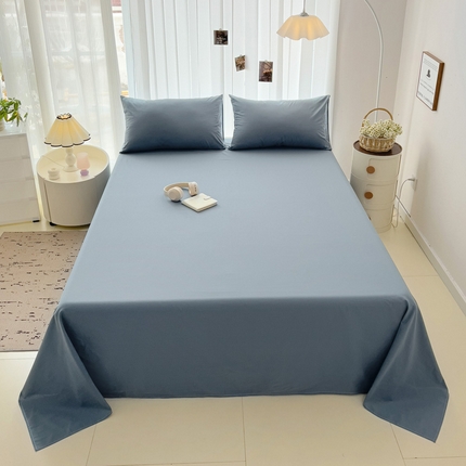 卡普二店 2024新款A类纯棉水洗棉单床单雾兰