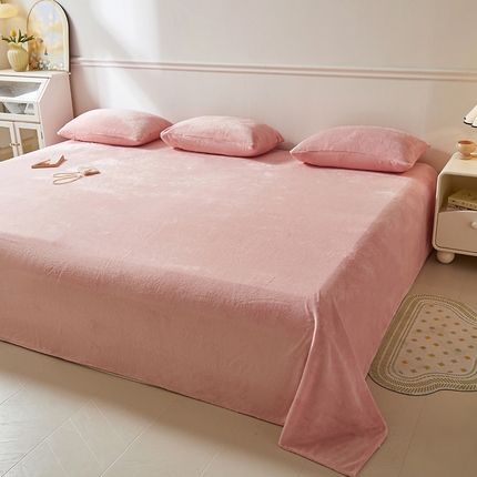 91家纺网 家纺一手货源 找家纺 （总）七仙女家纺 2025新款A类230g高克重牛奶绒大炕单