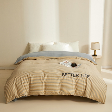 91家纺网 家纺一手货源 找家纺 （总）七仙女家纺 2025新款全棉生态磨毛-前程似锦系列-单被套