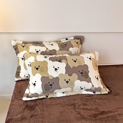 91家纺网 家纺一手货源 找家纺 （总）富馨莱 2024新款牛奶绒全消光枕套