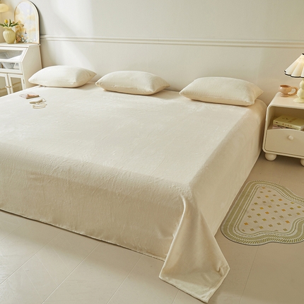 91家纺网 家纺一手货源 找家纺 （总）七仙女家纺 2025新款A类230g高克重牛奶绒大炕单