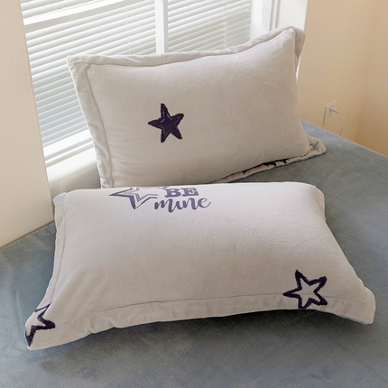 91家纺网 家纺一手货源 找家纺 （总）富馨莱 2024新款牛奶绒全消光枕套