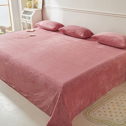 91家纺网 家纺一手货源 找家纺 （总）七仙女家纺 2025新款A类230g高克重牛奶绒大炕单