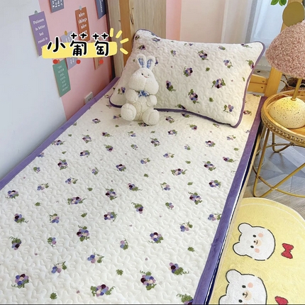 91家纺网 家纺一手货源 找家纺 （总）赫梵茜 2024新款90✖200学生牛奶绒床盖