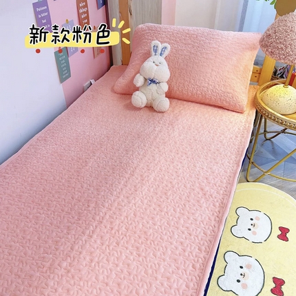 91家纺网 家纺一手货源 找家纺 （总）赫梵茜 2024新款90✖200学生牛奶绒床盖