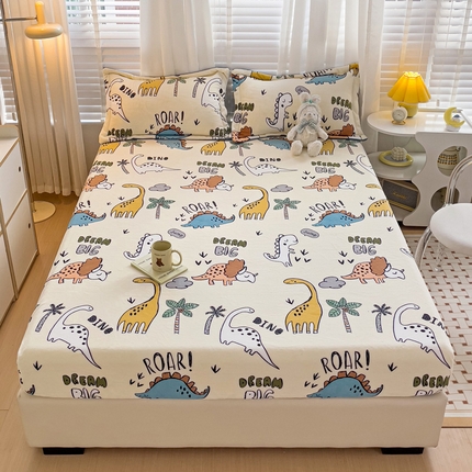 91家纺网 家纺一手货源 找家纺 （总）富馨莱 2024新款印花230克牛奶绒全消光床笠