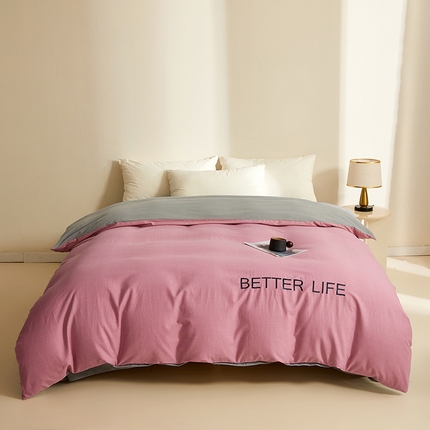 91家纺网 家纺一手货源 找家纺 （总）七仙女家纺 2025新款全棉生态磨毛-前程似锦系列-单被套