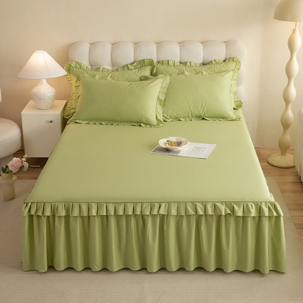 91家纺网 家纺一手货源 找家纺 （总）美达 2025新款A类全棉抗菌单层床裙