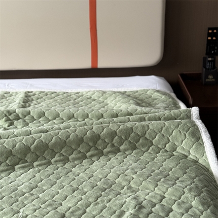 91家纺网 家纺一手货源 找家纺 （总）一隅花田 2024新款牛奶绒夹棉床盖床护垫