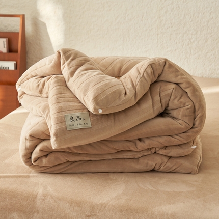 91家纺网 家纺一手货源 找家纺 （总）2024新款牛奶绒牛奶绒雕花冬被四件套