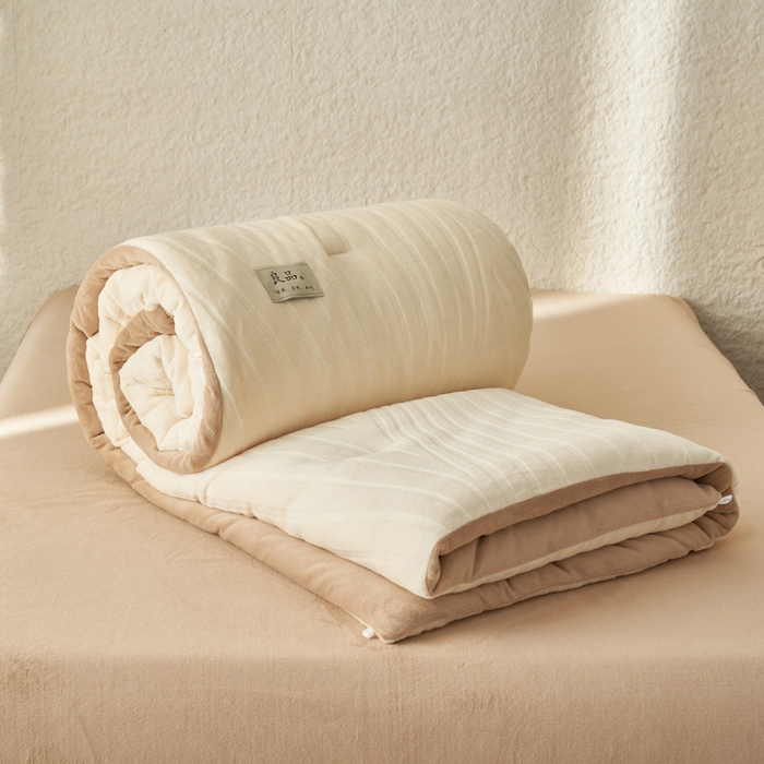 91家纺网 家纺一手货源 找家纺 （总）2024新款牛奶绒牛奶绒雕花冬被四件套