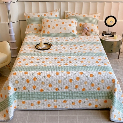 91家纺网 家纺一手货源 找家纺 （总）凯儿 2025新款A类牛奶绒印花单床盖三件套