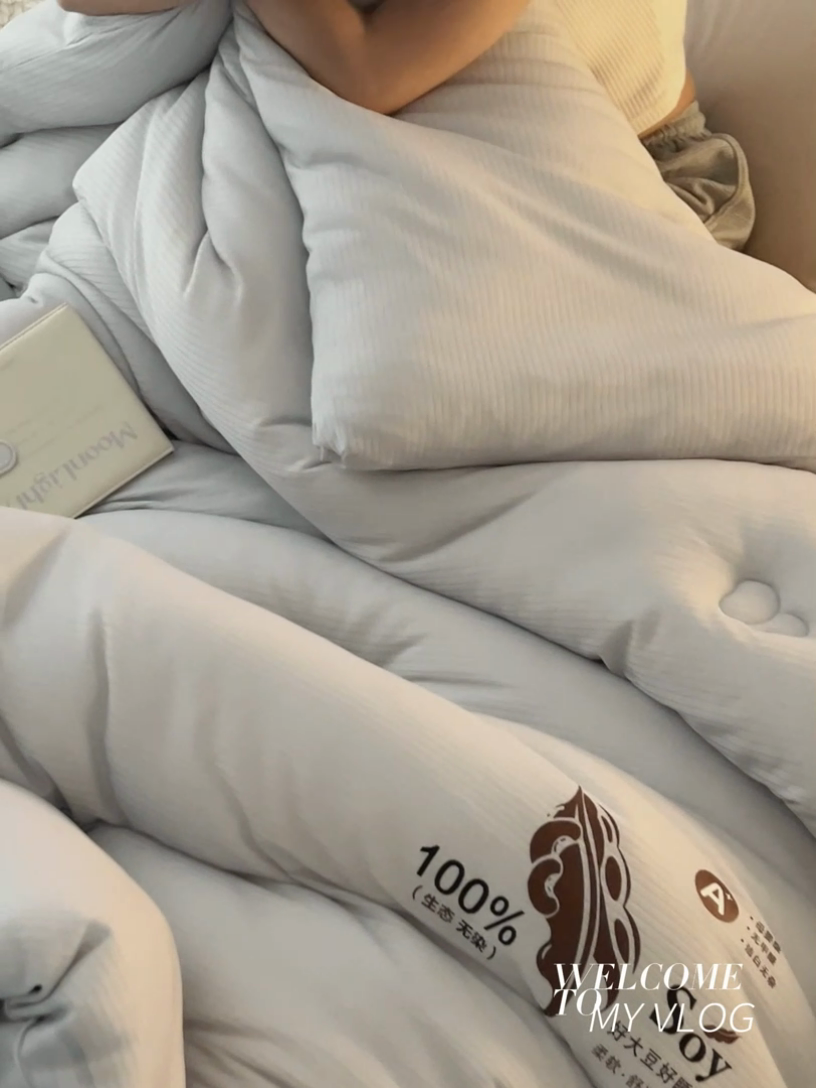 91家纺网 家纺一手货源 找家纺 2024新款b类针织简约条纹大豆冬被被子被芯 针织条纹-灰色