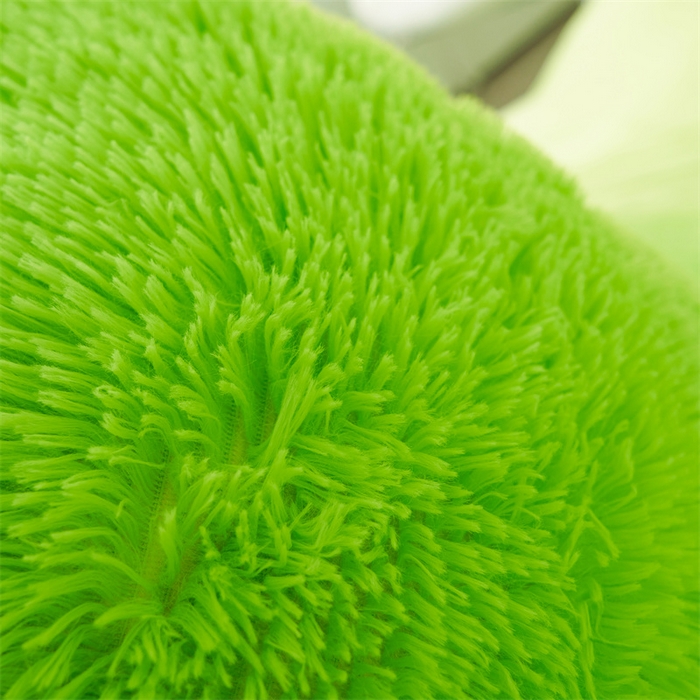 91家纺网 家纺一手货源 找家纺 品尚嘉家纺2025新款纯色水貂绒四件套长毛绒保暖套件荧光绿