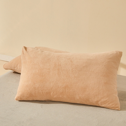 91家纺网 家纺一手货源 找家纺 （总）七仙女家纺 2025新款A类230g高克重牛奶绒单品枕套