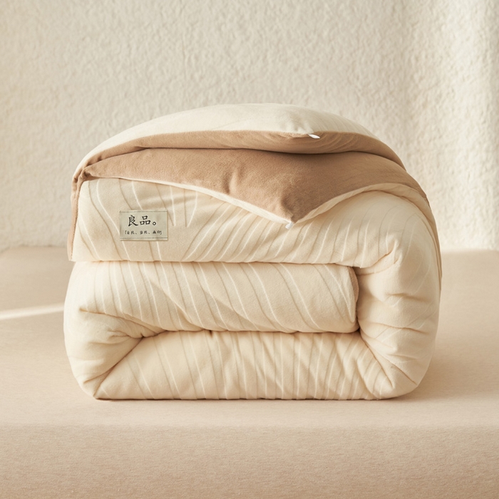 91家纺网 家纺一手货源 找家纺 （总）2024新款牛奶绒牛奶绒雕花冬被四件套