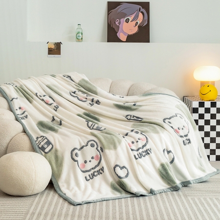 91家纺网 家纺一手货源 找家纺 （总）倾慕家纺 2024新款加厚保暖6D立体雪花绒系列-毛毯