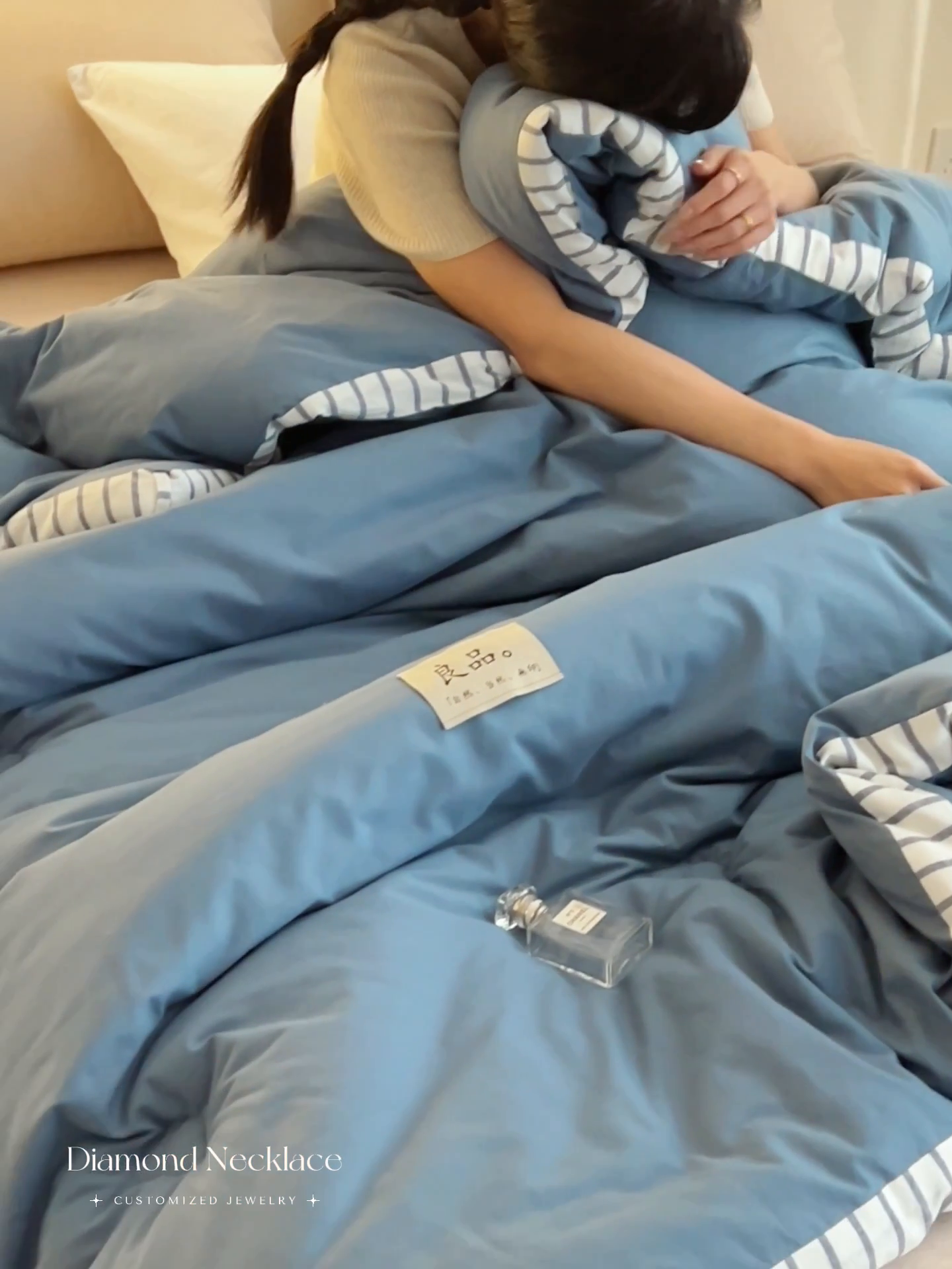 91家纺网 家纺一手货源 找家纺 （总）2024新款b类简约条纹立体大豆纤维冬被被子被芯