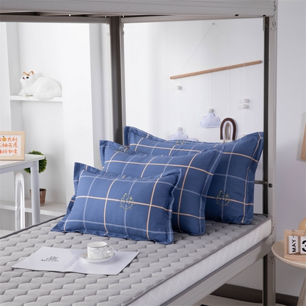 91家纺网 家纺一手货源 找家纺 凌云家纺 2025新款A类全棉拉链式枕套 似水流年