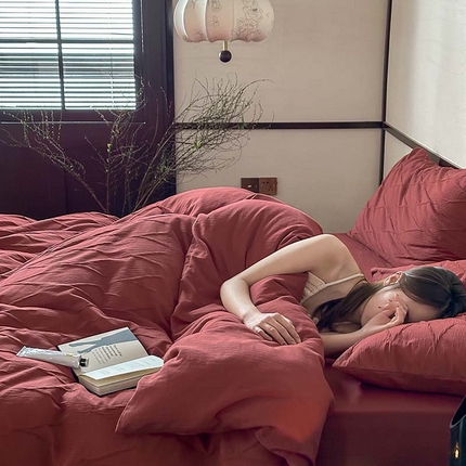 91家纺网 家纺一手货源 找家纺 （总）山舍家居 2024新款全棉提花四件套-V克托瑞