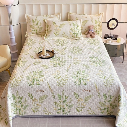 91家纺网 家纺一手货源 找家纺 （总）凯儿 2025新款A类牛奶绒印花单床盖三件套