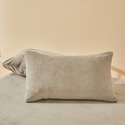 91家纺网 家纺一手货源 找家纺 （总）七仙女家纺 2025新款A类230g高克重牛奶绒单品枕套