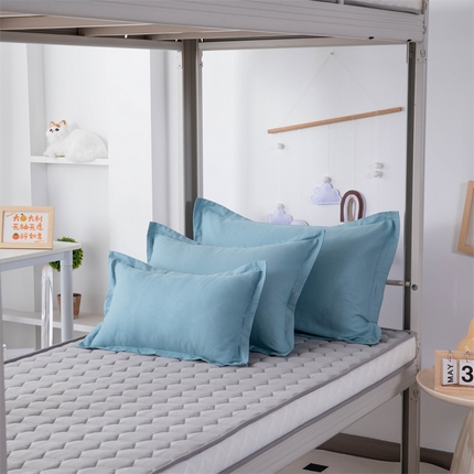 91家纺网 家纺一手货源 找家纺 凌云家纺 2025新款A类全棉拉链式枕套 星空蓝